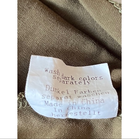 Belle Poque Women’s Sleeveless Army Green Pleated Dress Size XL - Picture 4 of 5